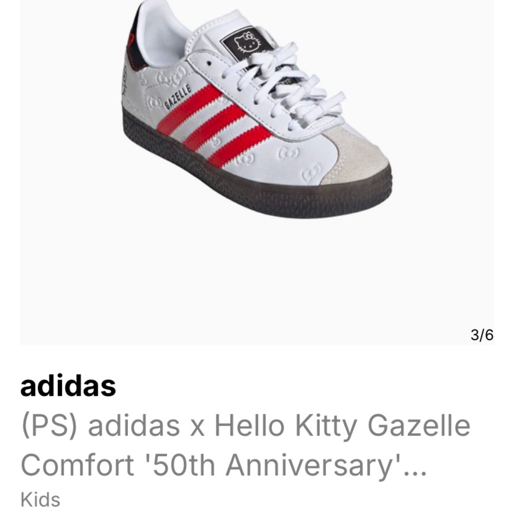 adidas Kids Sneakers - Red and White